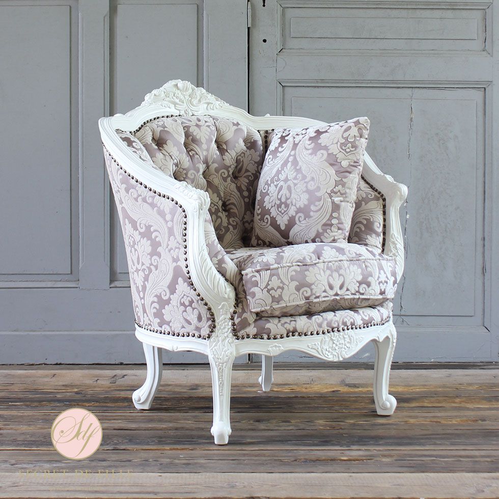 楽天市場】姫系 家具 ソファ 1人掛け ロココ 調 自宅サロン