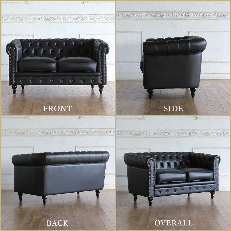 楽天市場】チェスターフィールド ソファ 2人掛け 二人掛け 2人用 二人