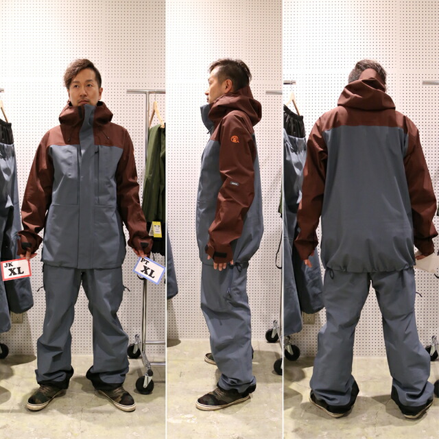 アンファッジ ボードウェア GENTLE JACKET XXL ブルー/グレー 楽天市場