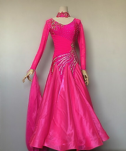 楽天市場】【春夏新商品】社交ダンス・社交ダンスドレス・競技用ドレス