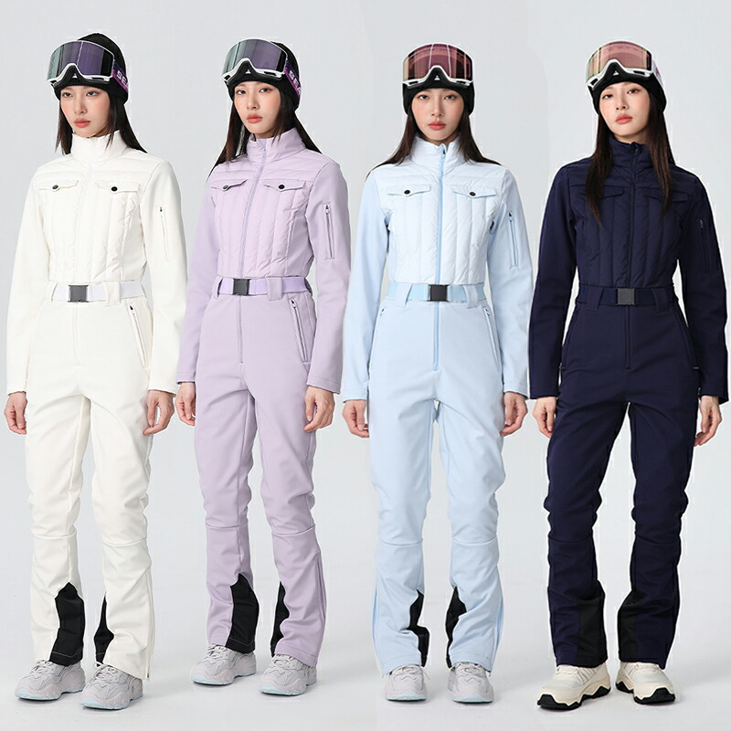 楽天市場】送料無料 女性用 スキーウェアセット ツナギ つなぎ