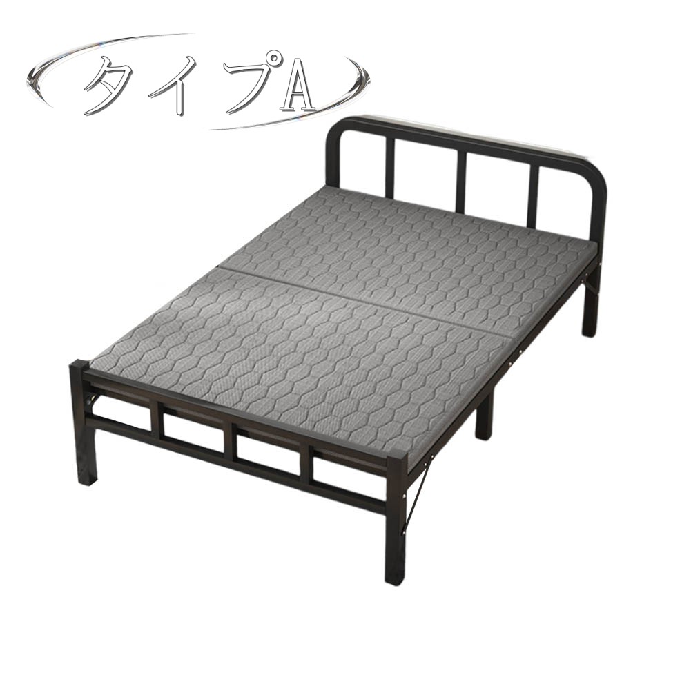 楽天市場】折り畳みベッド 簡易ベッド シングルベッド 一人暮らし 組立
