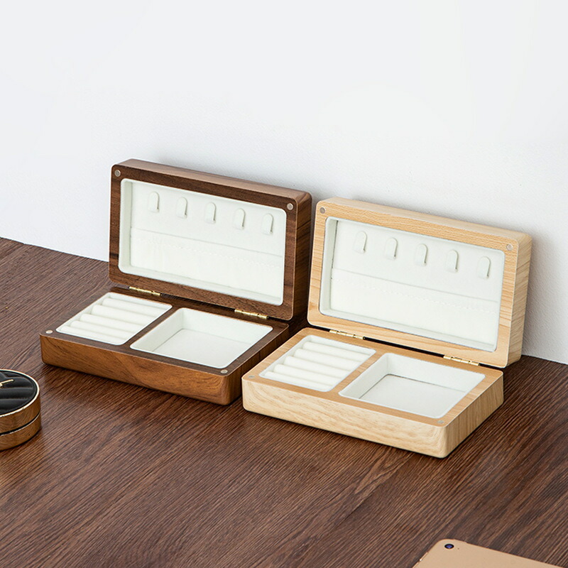 楽天市場】ジュエリーボックス 木製 天然ウォールナット 高級