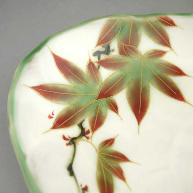 楽天市場】京焼 清水焼 花変わり銘々皿 陶あん 紅葉単品 : 京焼清水焼