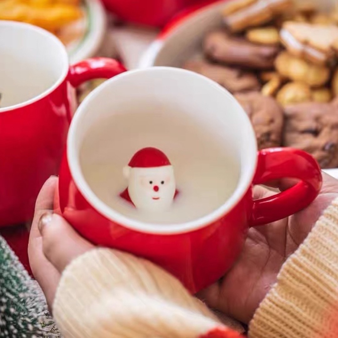 楽天市場】マグカップ クリスマス コップ サンタクロースティーカップ