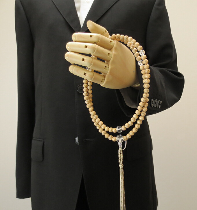 楽天市場】曹洞宗 男性用数珠 念珠 星月菩提樹 水晶仕立て 尺2寸 禅宗