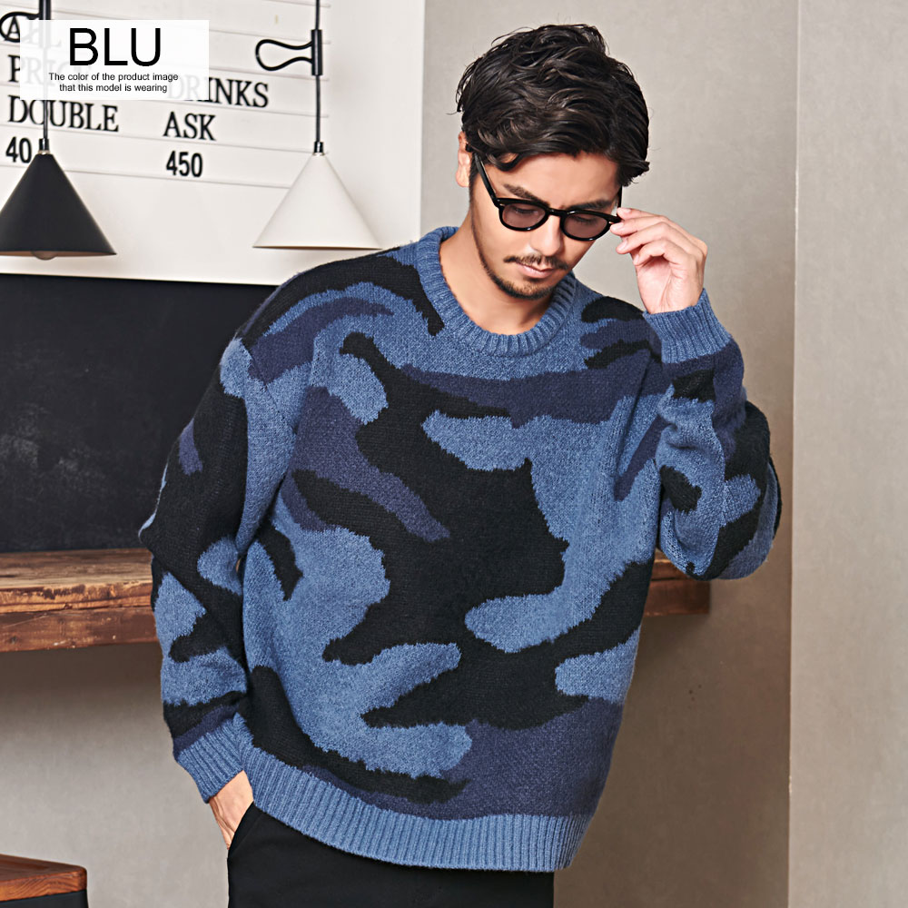 楽天市場】【送料無料】ニット メンズ セーター ブランド 厚手