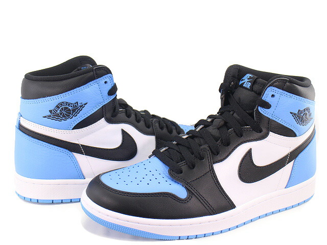 楽天市場】NIKE AIR JORDAN 1 RETRO HIGH OG UNIVERSITY BLUE/BLACK