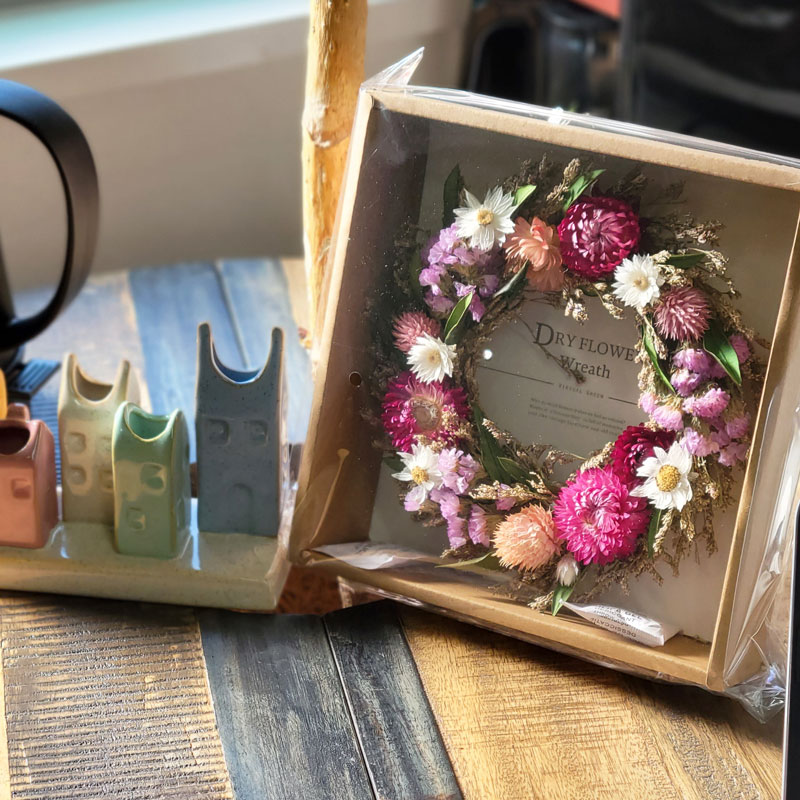 楽天市場】リース ドライフラワー ドライ リース ナチュラルリース