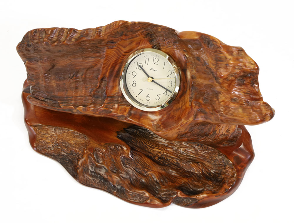 楽天市場】屋久杉 置き時計 一刀彫 / 素材：屋久杉（縁起物 置物