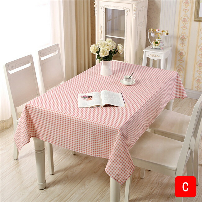 楽天市場】テーブルクロス 食卓 綿麻 15種類 ピンク オシャレ