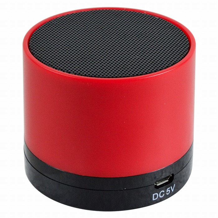 楽天市場】ワイヤレス Bluetooth オーディオ スピーカー レッド 赤