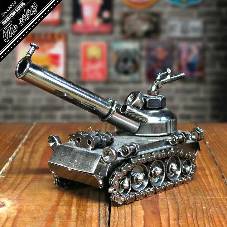 楽天市場】アメリカン雑貨 アイアンオブジェ インテリア 置物 戦車模型