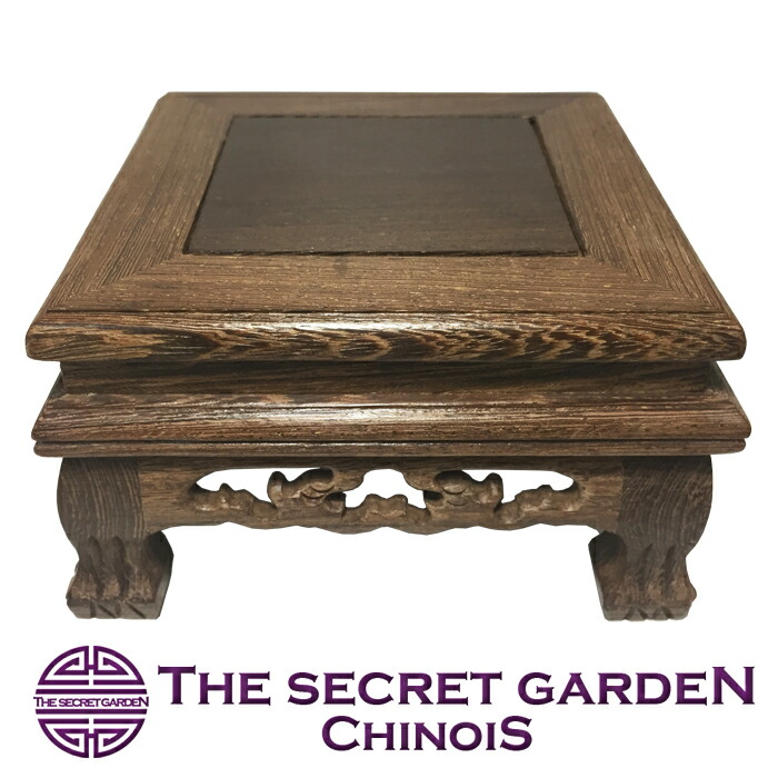 楽天市場】花台 飾り台 木製 シノワズリ ディスプレイスタンド 透かし