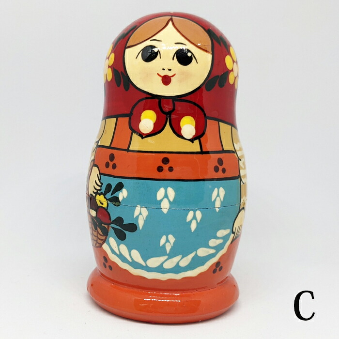 楽天市場】ロシア マトリョーシカ 5ピース【セルギエフ ポサド