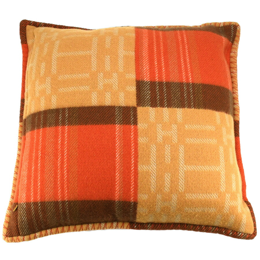 楽天市場】HERMES エルメス Scott'H スコットH クッション H柄