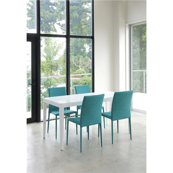 楽天市場】あずま工芸 ダイニングテーブル 幅135cmガラス天板 ホワイト