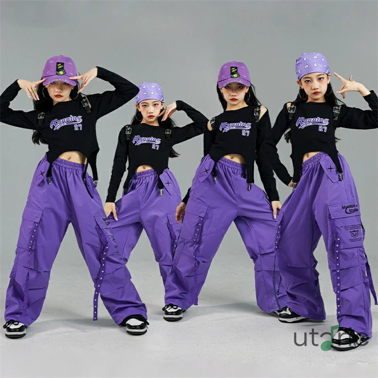 キッズトップス 衣装 キッズダンス パープル」の人気商品一覧 | 安い