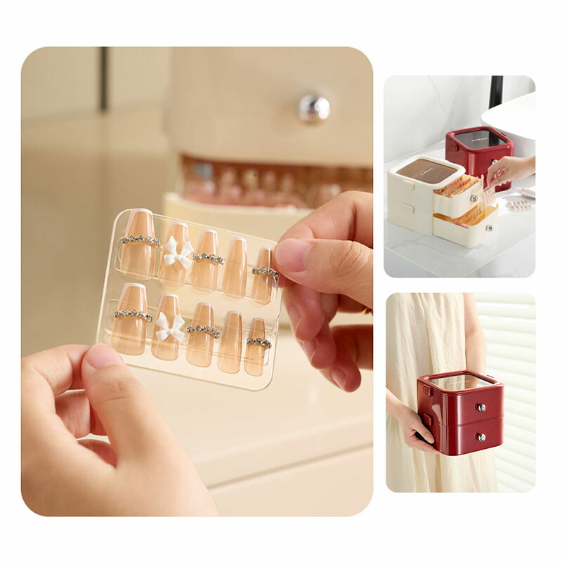 楽天市場】【SS限定5％OFF】【動画あり】付け爪収納 つけ爪収納