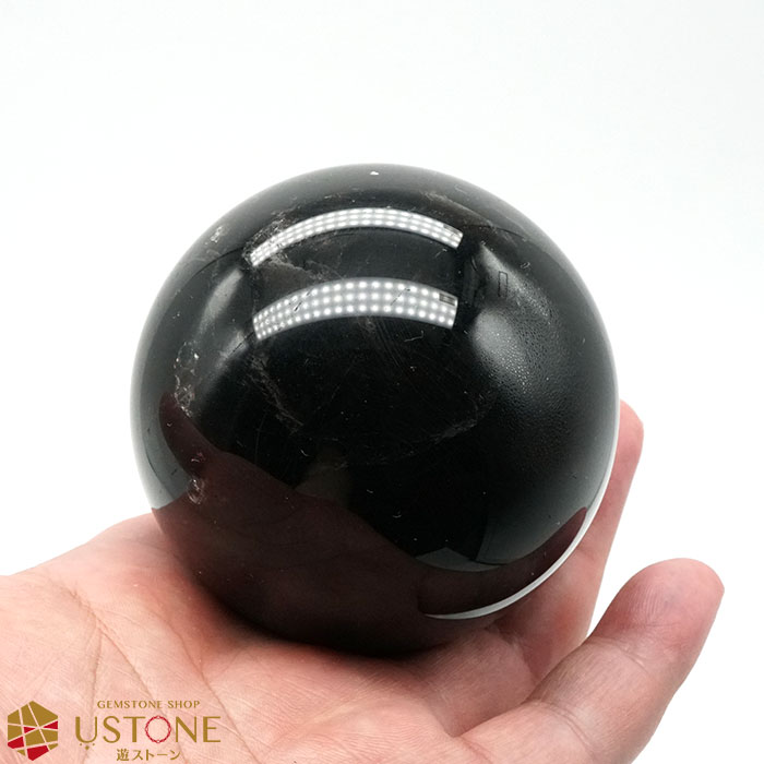楽天市場】モリオン スターモリオン 黒水晶 原石 丸玉 スフィア