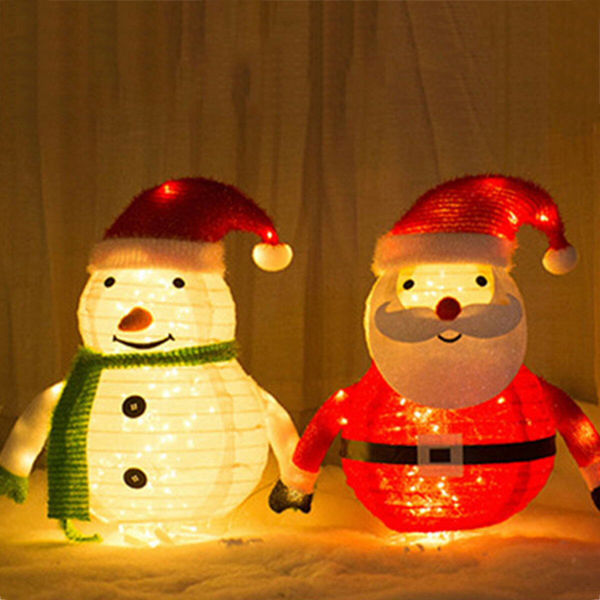 楽天市場】[40cm] VeroMan クリスマス モチーフライト 雪だるま サンタ