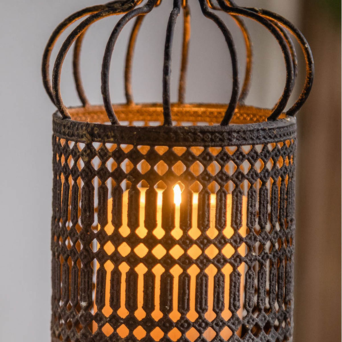 楽天市場】VeroMan 鳥かご風 ランタン キャンドル スタンド ホルダー