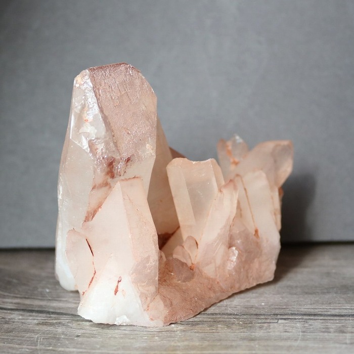 楽天市場】ピンク クォーツ 水晶クラスター マダガスカル産 原石