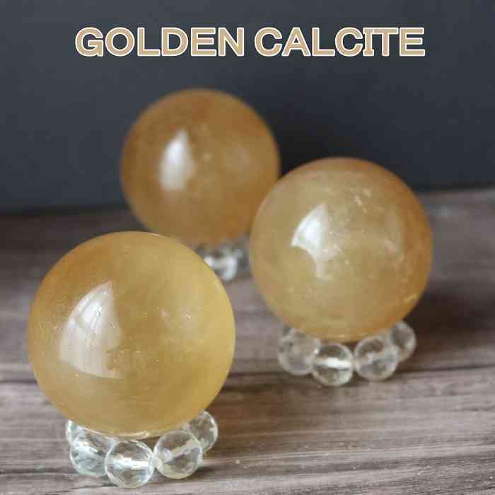 楽天市場】ゴールデン カルサイト 丸玉 スフィア 42〜43mm 水晶台座