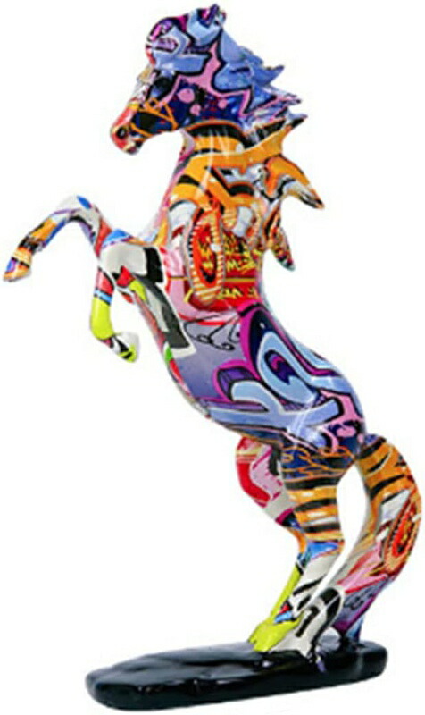 楽天市場】馬 置き物 樹脂工芸品 タイプ デスク装飾 コーヒーショップ