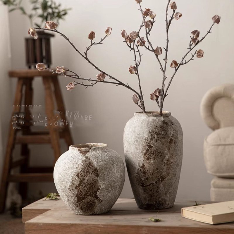 楽天市場】花器 磁器花器 花瓶 花びん ヴィンテージ 復古 ビンテージ