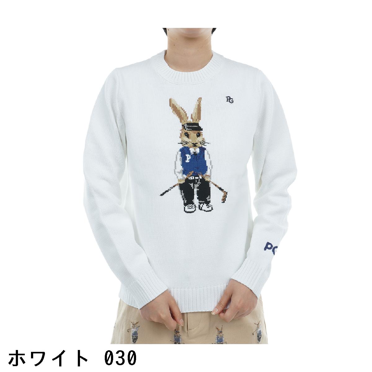 楽天市場】パーリーゲイツ PEARLY GATES GOLFラビット柄 インターシャ