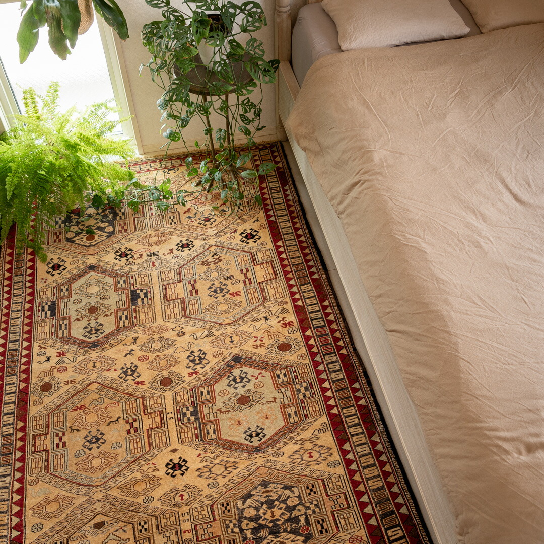 楽天市場】【本場イラン産】130×197cm キリム ラグサイズL（送料無料