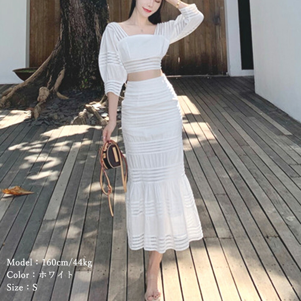 楽天市場】セットアップ レディース 秋冬 半袖 スクエアネック