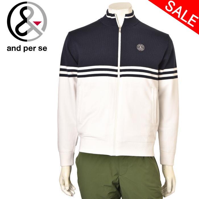 楽天市場】20％OFFセールアンパスィ and per seジップアップニット