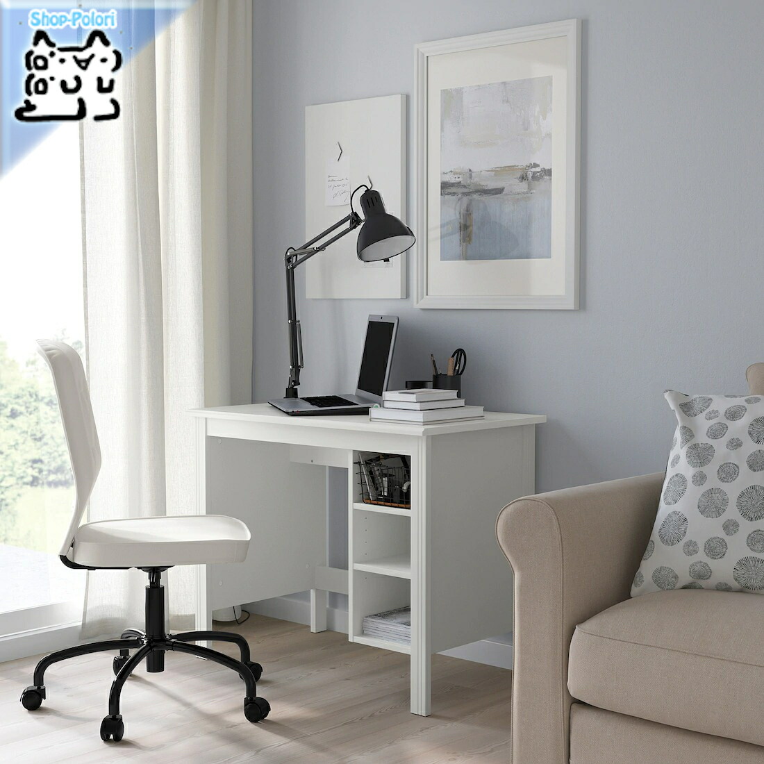 楽天市場】【 IKEA - イケア -】BRUSALI -ブルサリ- ikeaデスク デスク