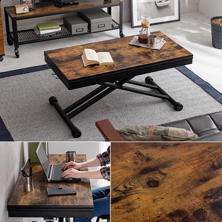 楽天市場】昇降テーブル リフティングテーブル 折りたたみ式 ガス圧 無