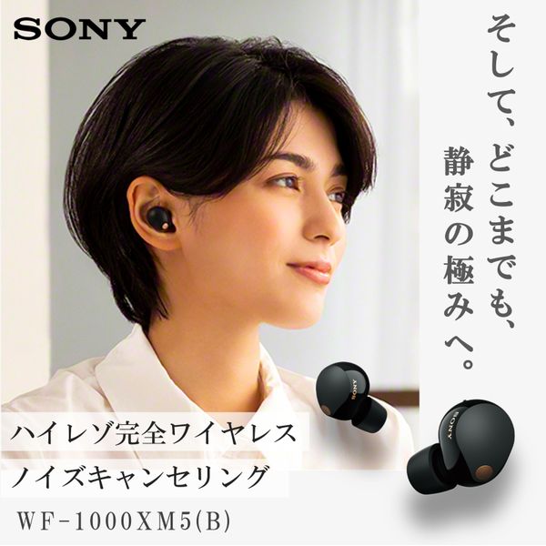楽天市場】SONY ソニー ワイヤレスイヤホン WF-1000XM5 ブラック