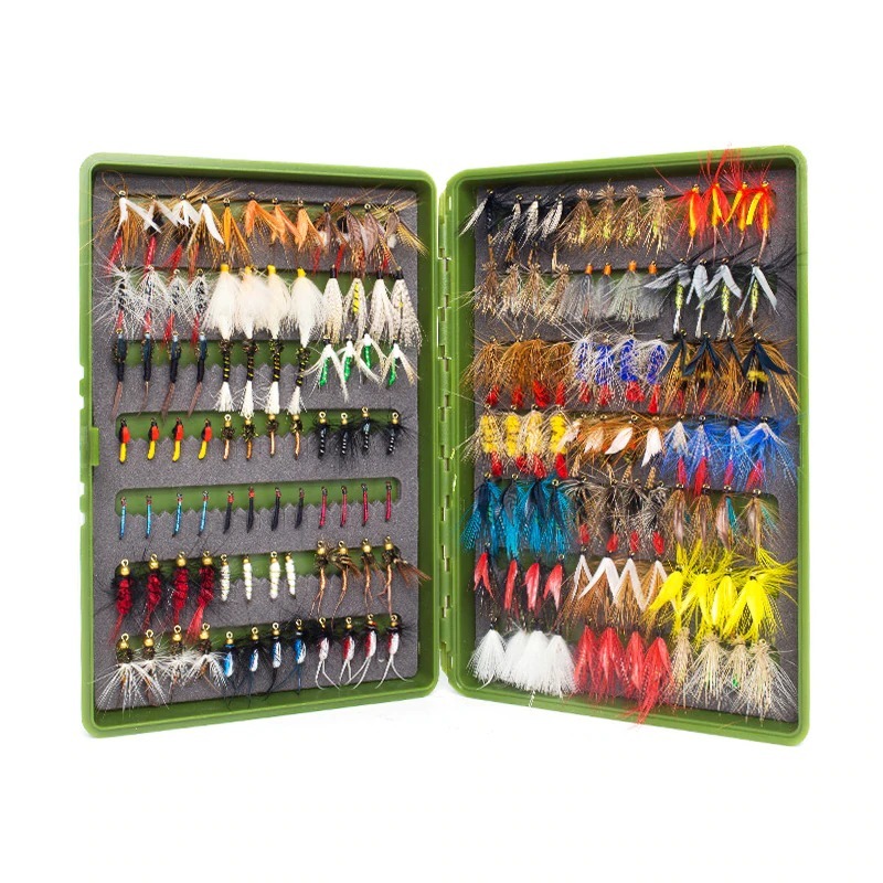 楽天市場】フライフィッシング用 完成品フライ168個 釣り おすすめ : KEELS