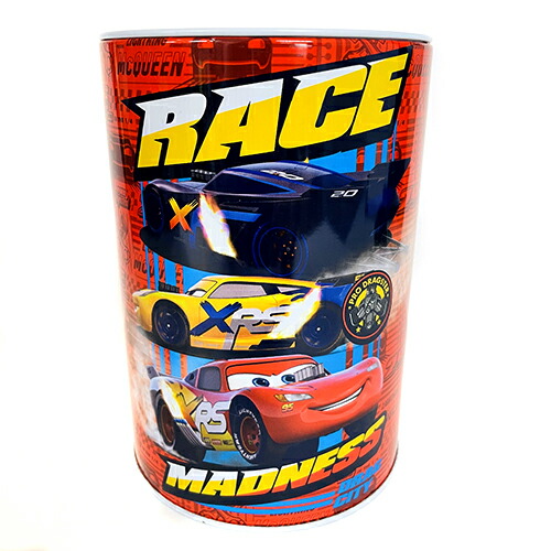 楽天市場】カーズ 缶 貯金箱 ( レッド ) 19291a CARS ちょきんばこ