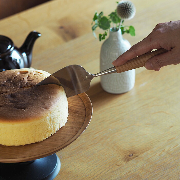 楽天市場】サンク ビョークルン ケーキサーバー 三角 オーク / CINQ【6