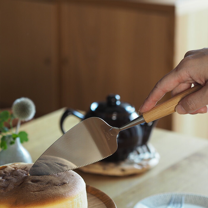 楽天市場】サンク ビョークルン ケーキサーバー 三角 オーク / CINQ【6