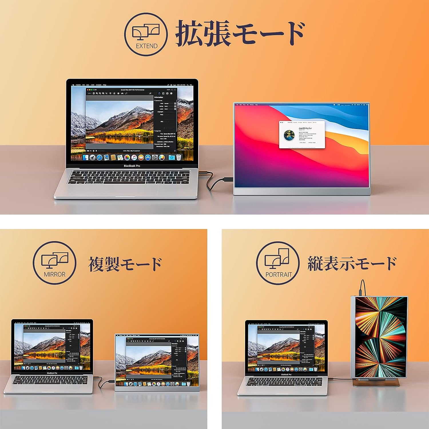 楽天市場】【10倍ポイント！20日迄】モバイルモニター kksmart 13.3