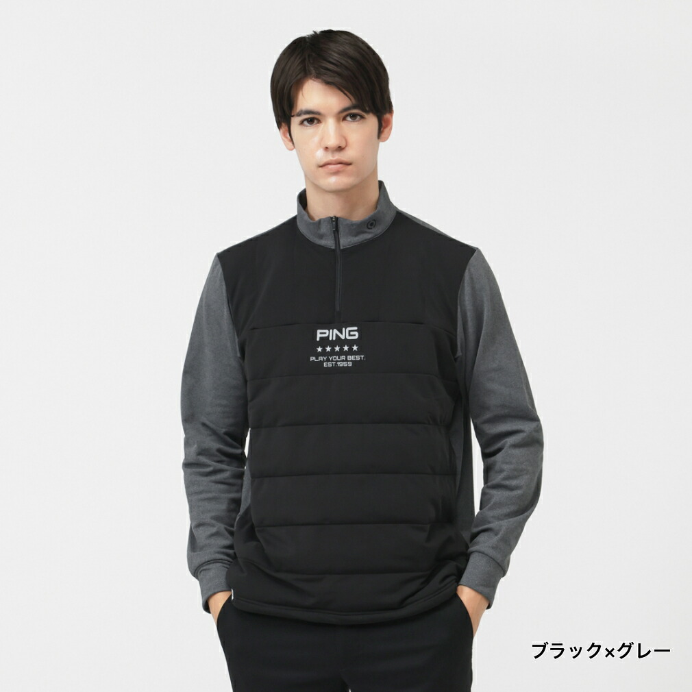 楽天市場】ピン ゴルフウェア 長袖シャツ 秋 冬 24FWエアーフレイク