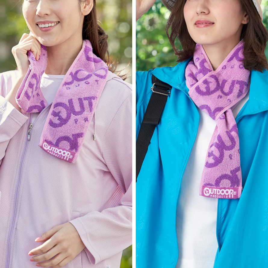 楽天市場】outdoor ネッククーラー 保冷剤用ポケット付き クールタオル