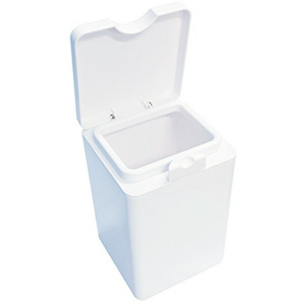 楽天市場】トイレ ゴミ箱 ワンタッチ コーナーボックス ホワイト