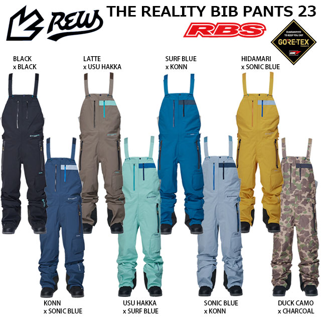楽天市場】REW 24-25 THE REALITY BIB パンツ GORE-TEX ゴアテックス