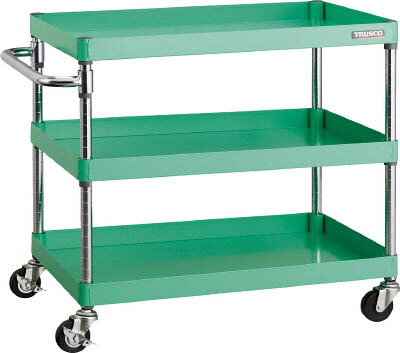 楽天市場】TRUSCO フェニックスワゴン 750X500 3段 Φ75ゴム車輪