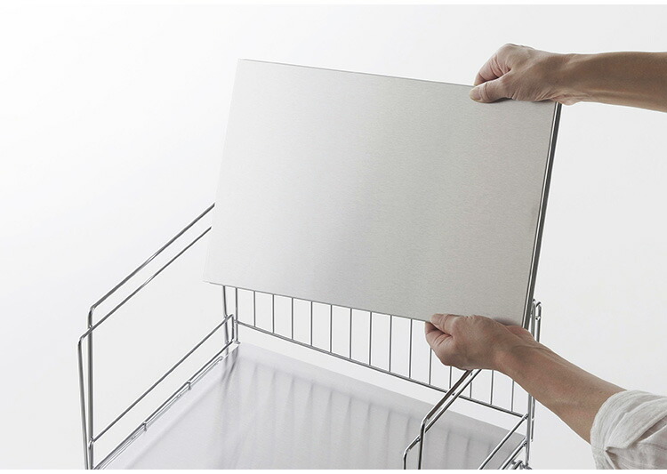 楽天市場】下村企販 日本製 燕三条 ステンレス棚のスタッキングワゴン