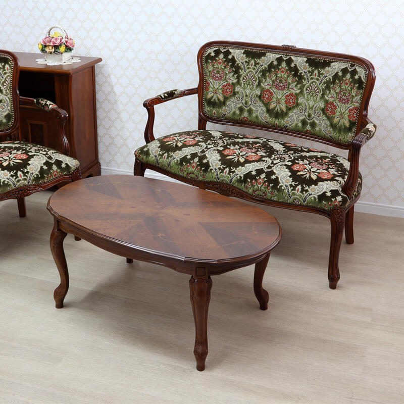 楽天市場】イタリア製 象嵌 センターテーブルテーブル クラシック