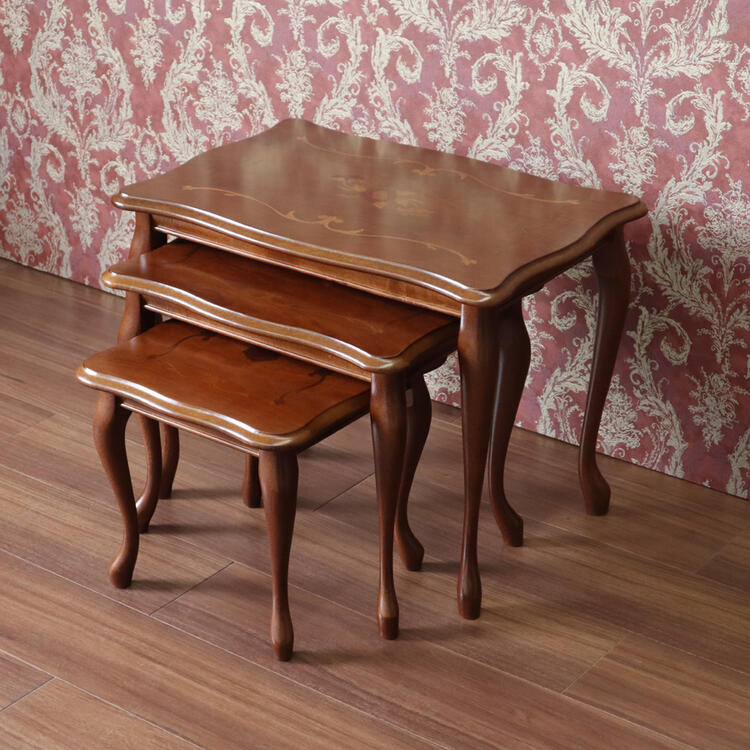 楽天市場】イタリア製 ネストテーブルクラシック アンティーク